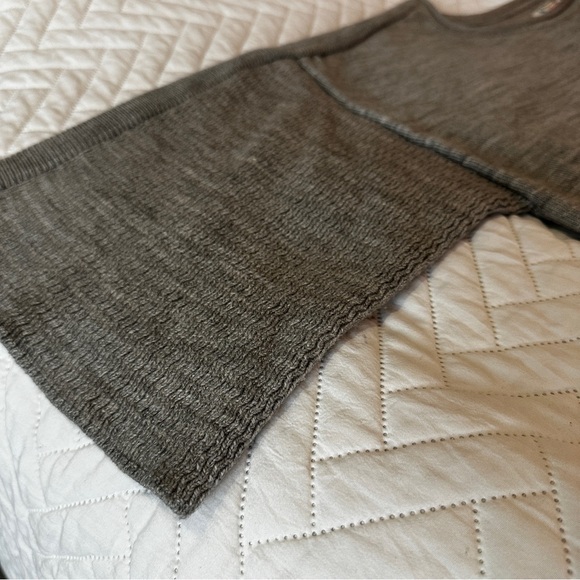 Free People The Recovery Knit Short Sleeve Oversized Sweater Size XL - Picture 16 of 16